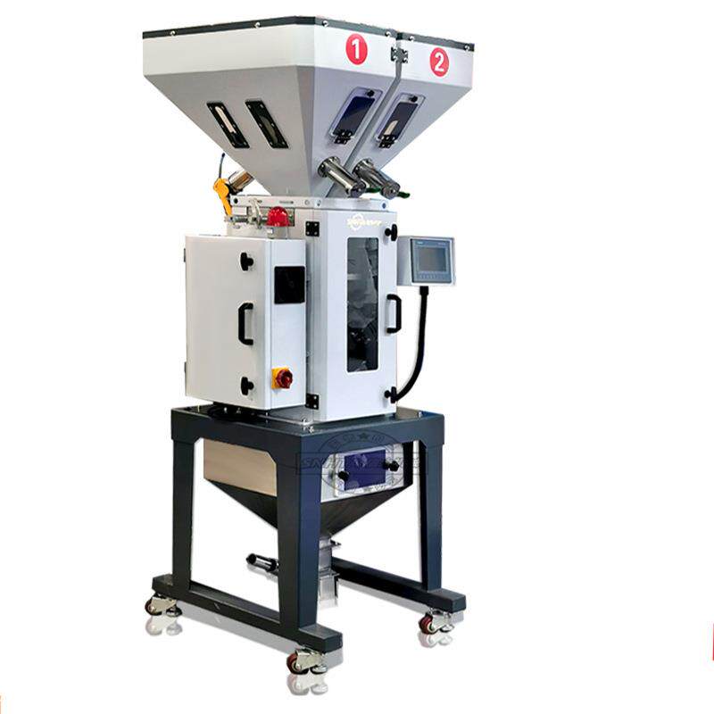称重拌料机 SGB-800称重机 立式多种原料自动比例添加混合拌料机