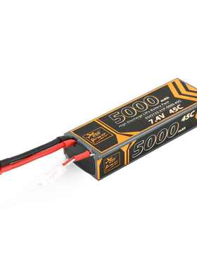 zop电工厂.5000mah74v45c100c遥控车聚合物车攀爬车航模rc锂硬壳