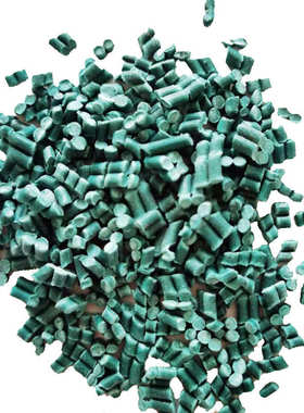 PVC再生颗粒批发墨绿色电线电缆外包胶皮水管雨胶鞋用料塑料颗粒