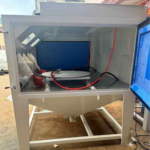 多工箱产式喷XRI砂机大型品除锈除漆手动喷沙机高压体分式位打砂