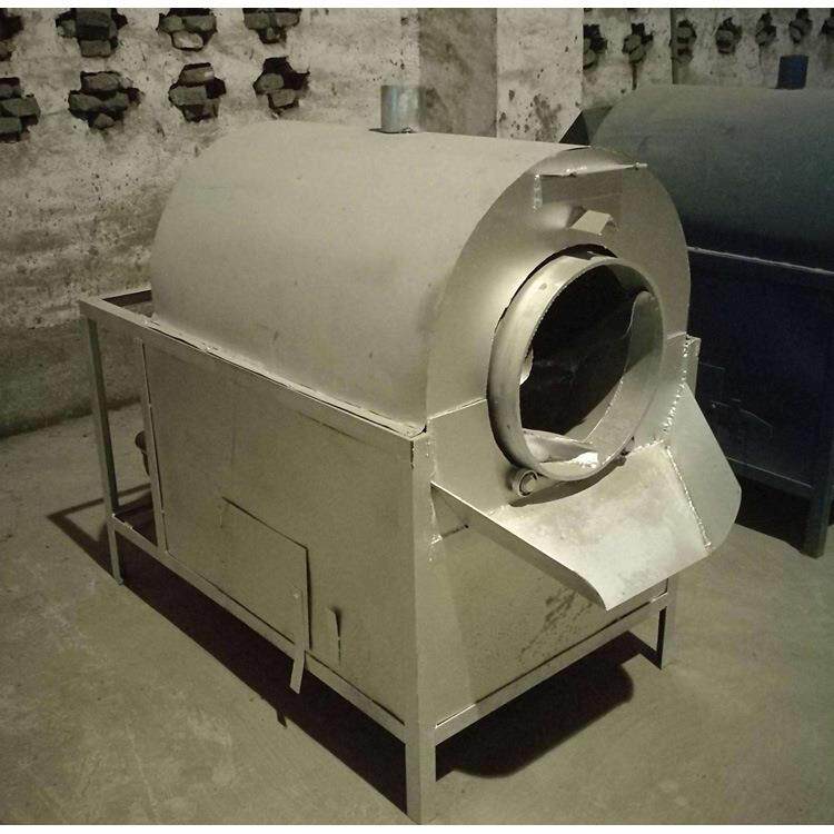 新品电加热滚筒炒料机全自动温控滚筒炒锅方便快捷节能烤炉烘培