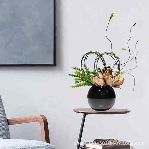 代简约仿真处花艺设轻奢样板现间客厅餐桌售楼洽谈桌902假花装摆