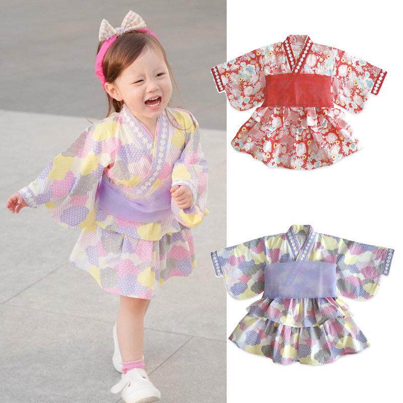 万圣节儿童服装日式女童和服小童装扮公主元素cos服幼儿园演出服