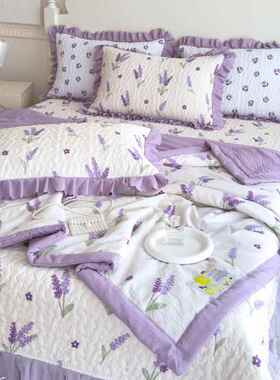 2205A类泡泡棉盖夏被四件套床亲肤韩27899版泡芙款棉夏凉被盖被