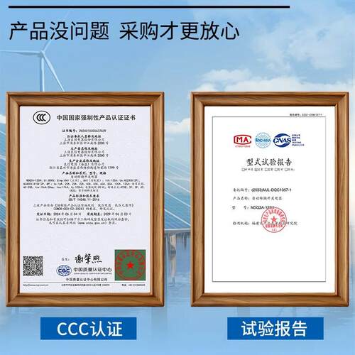 Nader良信双电源NDQ2A-125H/250双电源自动转换开关220V380V