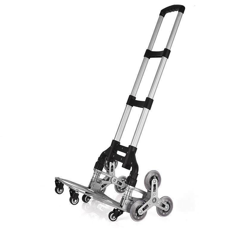伏兴 折叠手拉车购物车爬楼车便携式铝合金拉杆车6轮