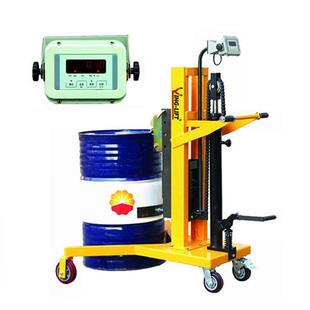 重电油桶堆高 电动称搬DTF450A 子称翻 油桶运车 液压电子称车重式