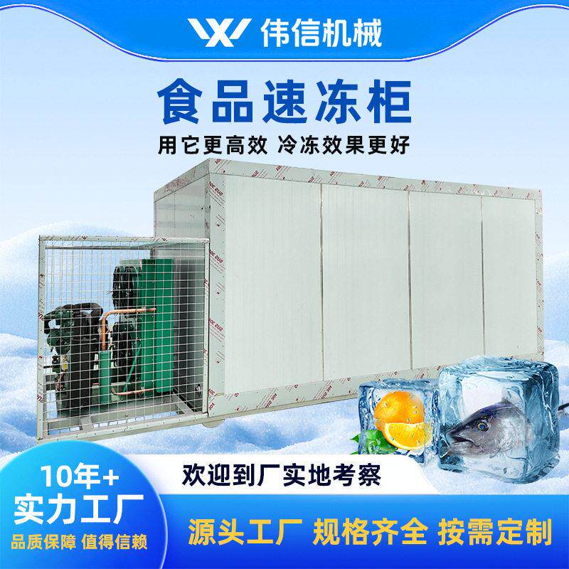 商用大型汤圆速冻机水果蔬菜快速制冷设备