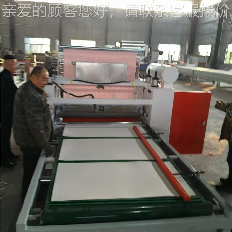 软包EV热平贴机熔胶平贴机自动纠偏 皮革布料贴硬面机 橡塑海绵A