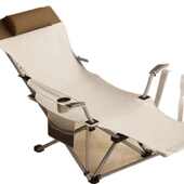 躺椅搁椅子椅两用调节午休椅办公室四档扶手躺带坐脚折叠钓鱼车载