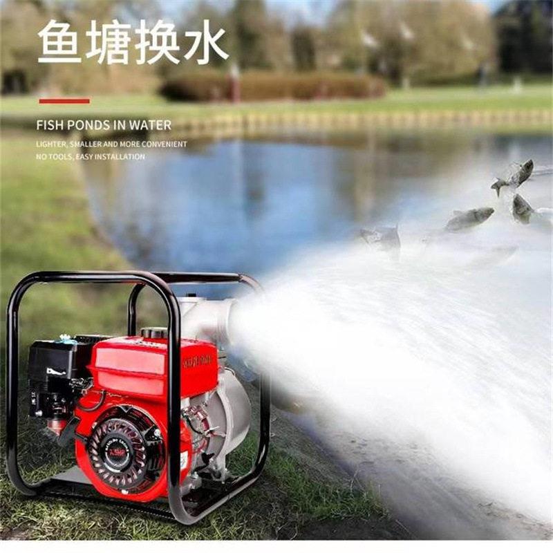 2346寸压消防泵柴油汽油水泵机组大流量功率鱼塘灌溉抽水机