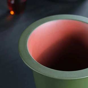 #@紫砂花盆民国绿手工兰花盆大口径春兰剑兰盆室内桌面绿