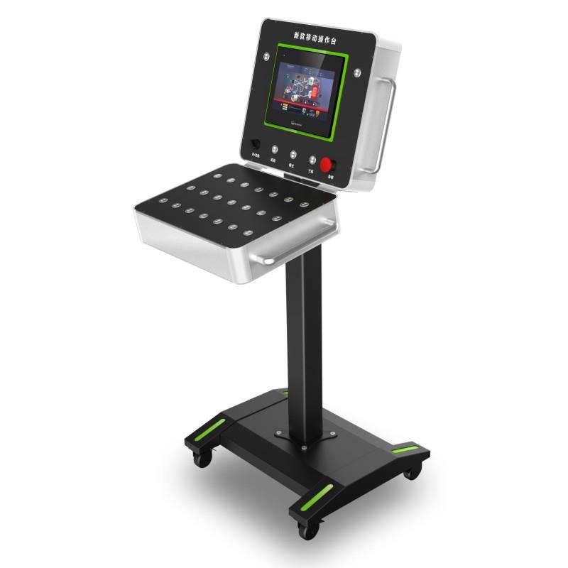 机床人HNM机界面移动带操作箱脚轮触摸屏悬控制箱支架电控箱臂操