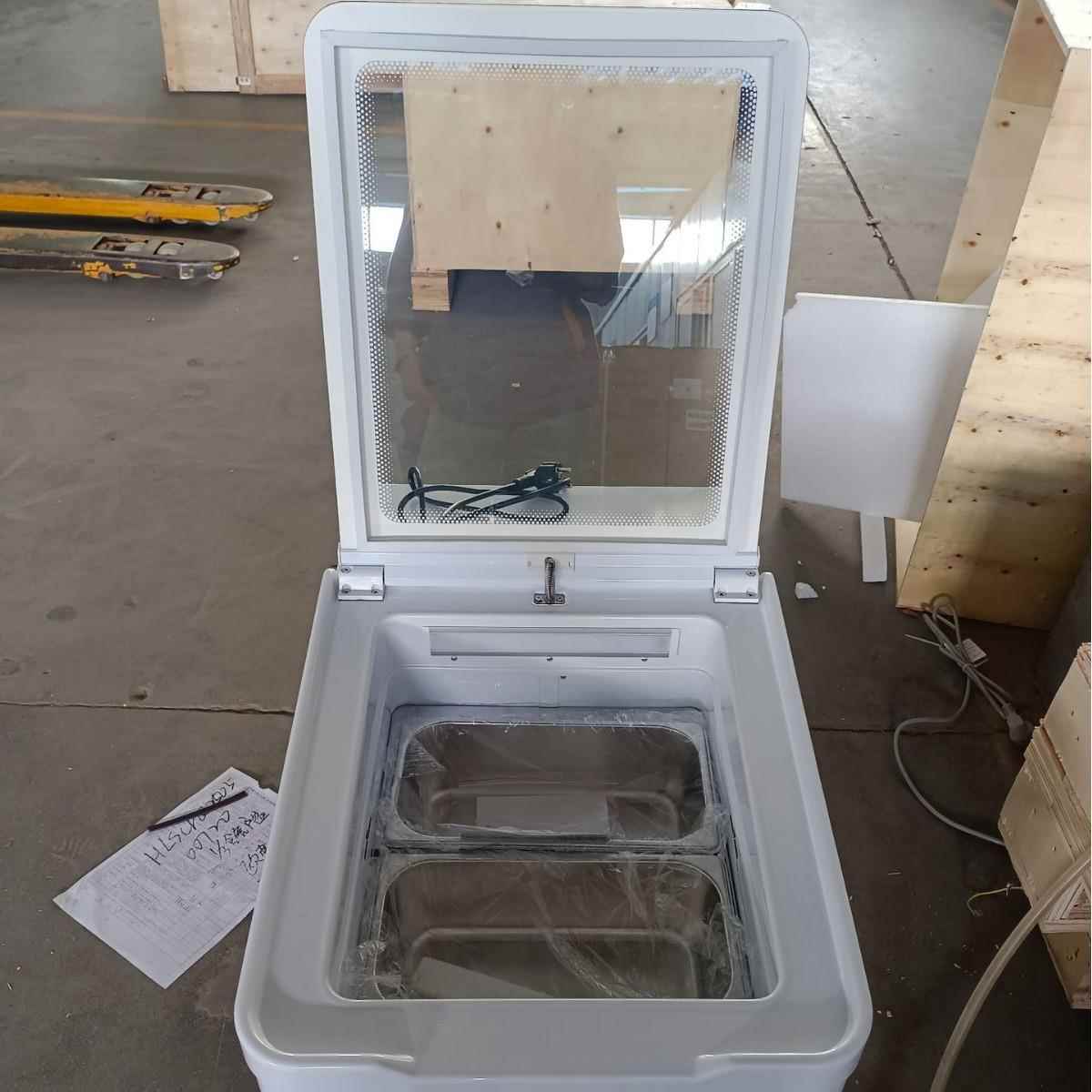 冰贺厂家直销新款台式激冻冰凌冷冻冷展示柜台AZG小型打球柜二式