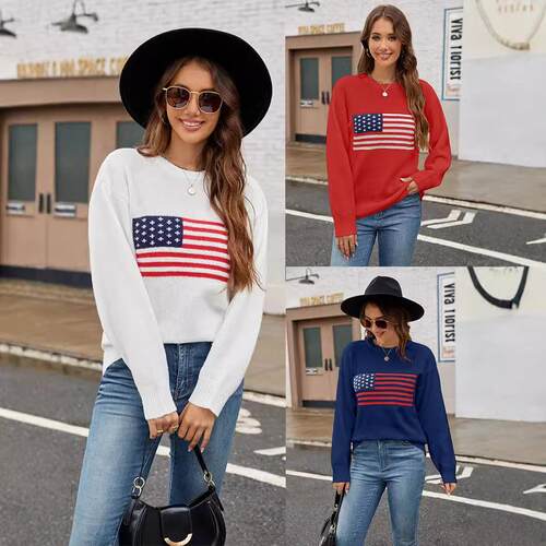 Knitted sweater Easter pullover sweater