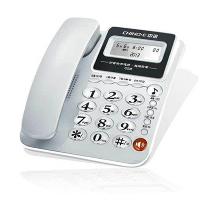 中诺电话机C228免电池固定电话座机办公家用固话来电显示有线电话