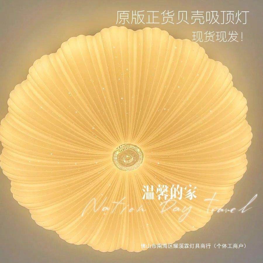 花形吊顶吸顶灯家用房间灯光超亮强光遥控新款led客厅圆形卧室灯图片