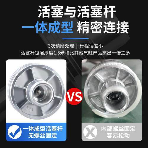 标准X前铜套一体杆精气细缸3S393C40X50X6X80100X125X160S一件包