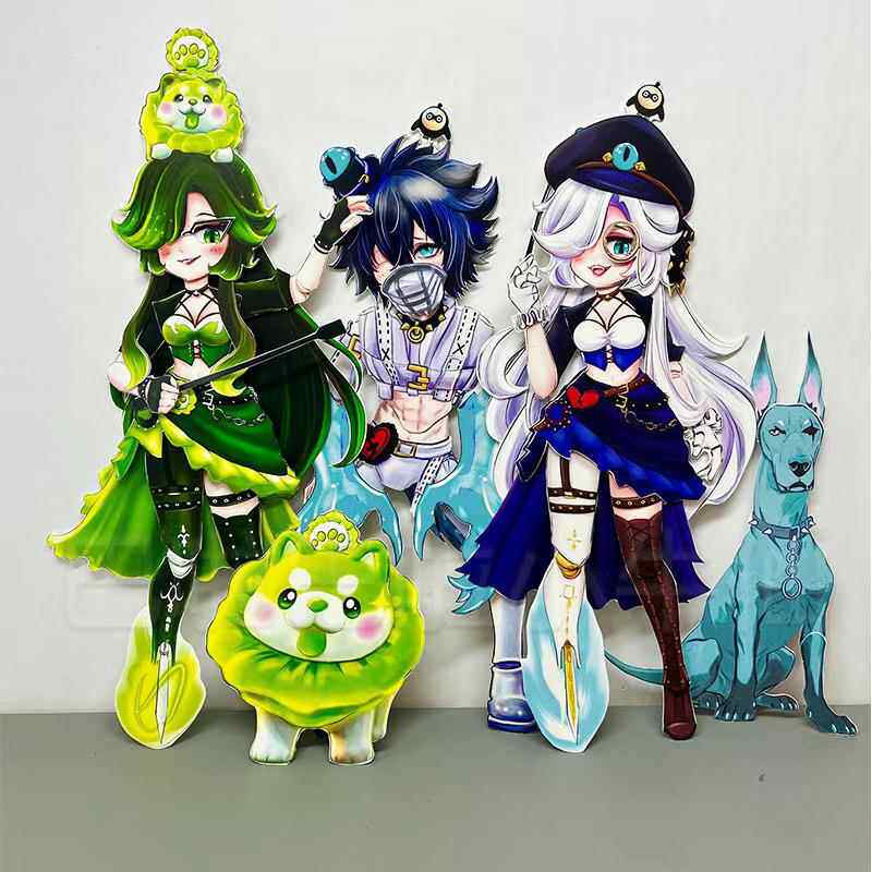 菜狗艾琳全身可动纸片偶人DIY卡通手工材料冥蛇佩姬