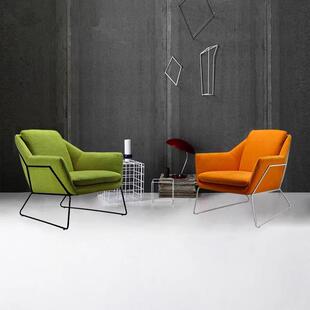 创意办公接待单人沙发4s店公司洽谈前台接待区休息区时尚桌椅组合