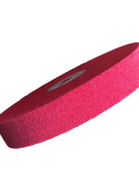 鼎新牌300*50*9p400目不织布尼龙轮不锈钢抛光轮纤维轮拉丝轮红色