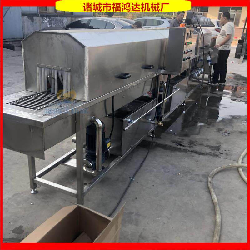 马口铁易拉罐清洗烘干一体机洗鱼罐头瓶机器水果罐头瓶冲洗机