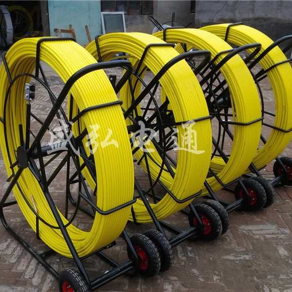 批发玻璃钢穿线器电工穿管器加钢丝加固支架施工电线回缆器