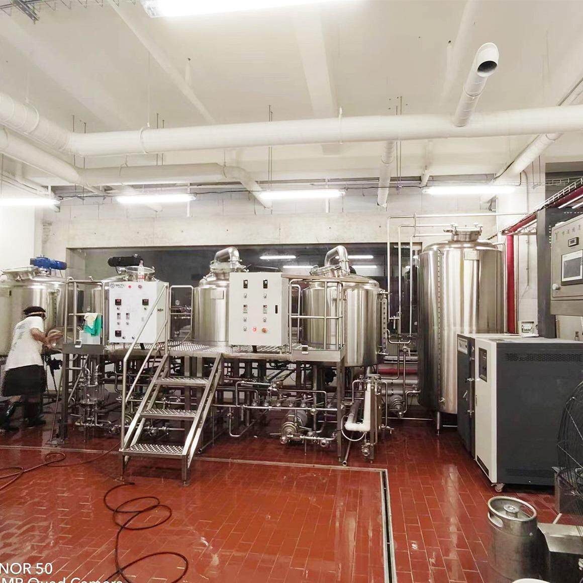 1000L精酿啤酒设备304不锈钢酒吧酿酒机火爆热卖自酿
