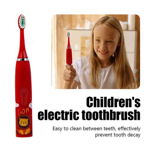 Children's Electric Toothbrush Ultrasonic Cleaning Brush