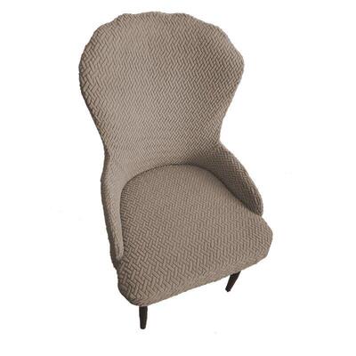 小扶手椅子套罩厚款弹力家用餐椅套圆弧形异形四季通用凳子套子