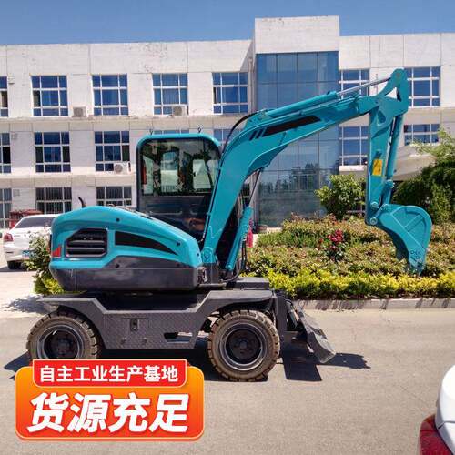 SD40-9小型轮式挖掘机工程小钩机轮胎式挖土机农用四轮小钩机