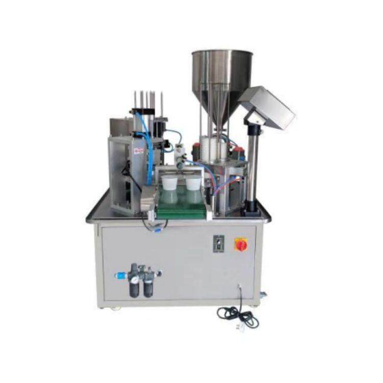 工厂直营定制 转盘式咖啡胶囊充填封口机 牛奶酸奶封杯机