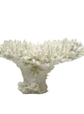 轻奢现代简约极简几何彷真珊瑚树脂摆饰样板间样品屋展示中心装饰