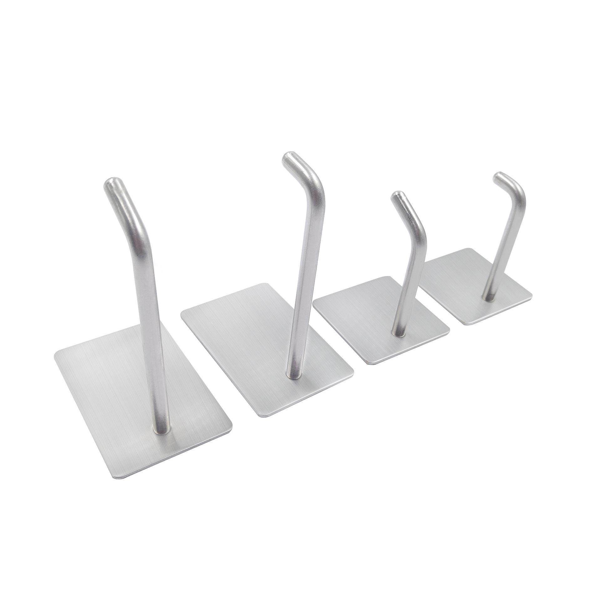 衣架收纳神器免打孔不锈钢挂钩墙上阳台挂杆多层整理架万能放2,收纳整理,挂钩/粘钩,淘宝优惠券,粉丝福利购,淘宝优惠卷