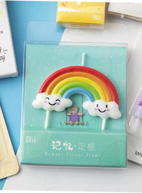 Birthday candles local gold bright gold pencil candle long 1