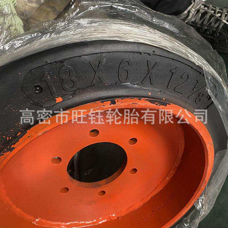 22×8/9/10/12×16 28×12×22 21×7×15压配叉车拖车实心轮胎