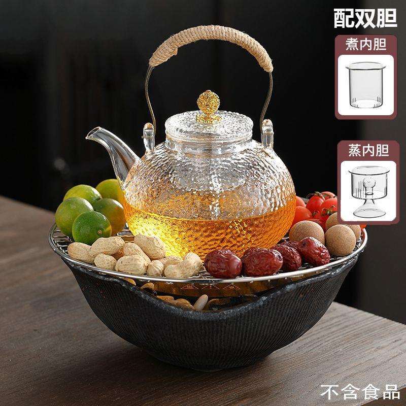 多功能煮茶壶养生壶家用烧水壶小型办公室电热水壶一人煮茶器玻璃