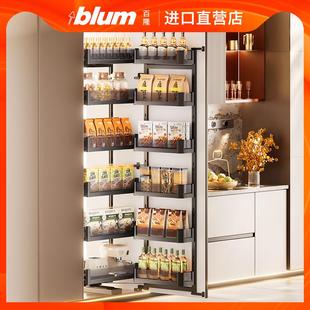 厨房大怪物拉篮高柜零食柜联动高深拉篮厨房收纳阻尼联动拉篮