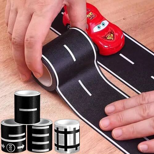 5m Creative DIY Road Highway Railway Train Paper Tape Remova