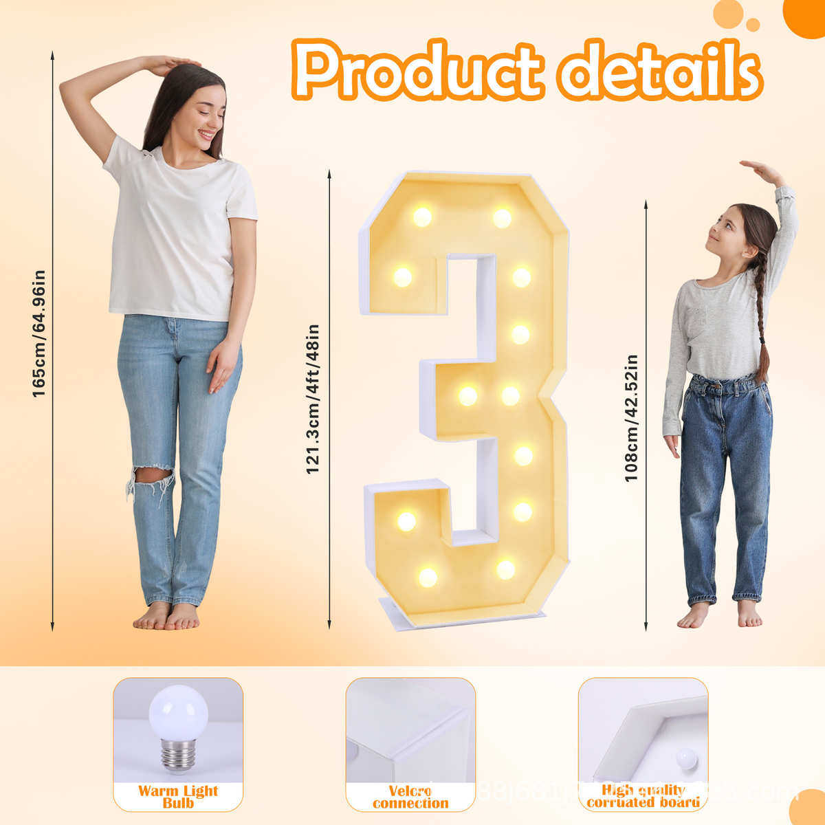 发光灯马赛克kt盒立体生日派对框架板led字母数字气球3,节庆用品/礼品,吊顶纱幔,淘宝优惠券,粉丝福利购,淘宝优惠卷