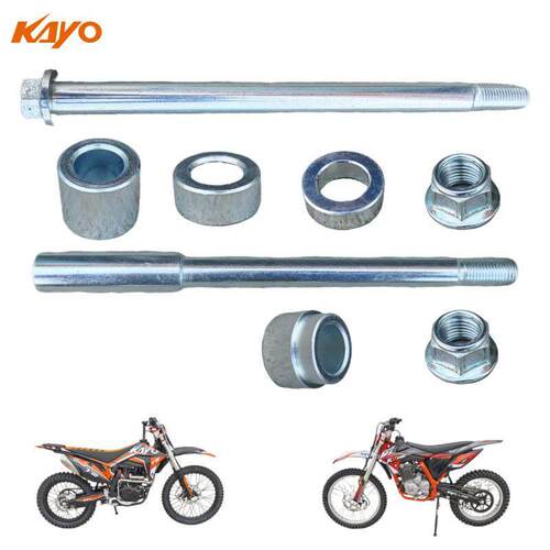 KAYO华阳华洋T1T2K1K2PRO越野摩托车前后轮轴螺母轴套衬套