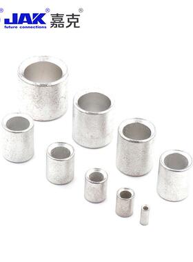 P中N559T系列紫铜直通柱对接裸接头冷压端子无绝护缘套间平端间子