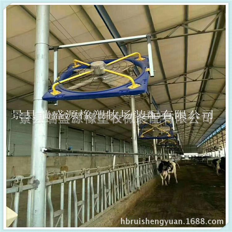 瑞盛源养殖设备 牛棚降温设备 降温悬挂铁壳风机风扇 厂家供应