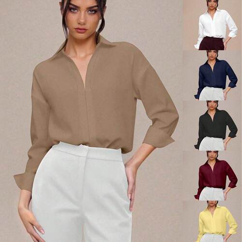 Women's Spring Summer New Fashion Comfortable Fitted Lapel