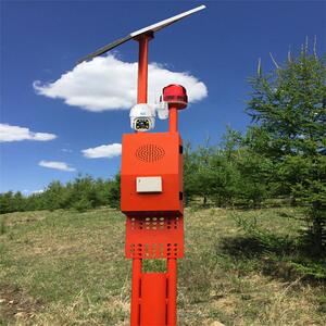 语音提示器 太阳能 语音报警器 户外森林防火提示