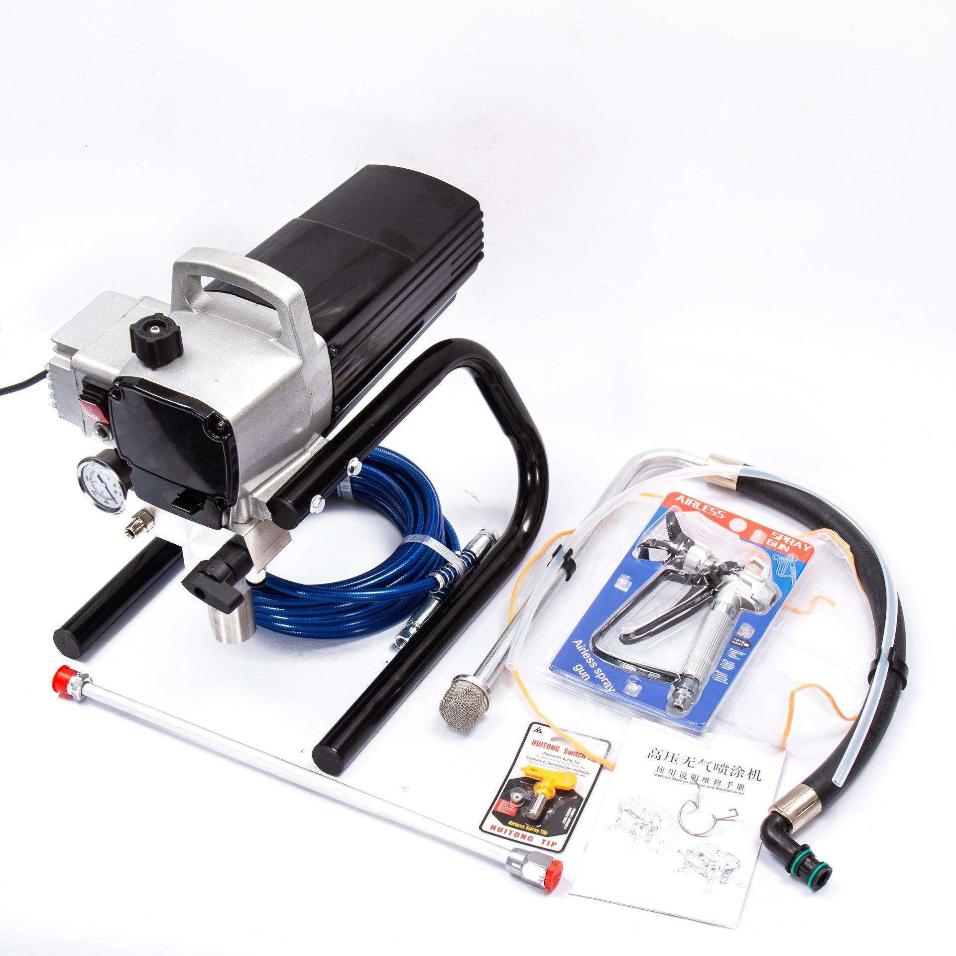 柱塞式喷涂机电动高压无气喷涂机乳胶漆油漆内外墙涂料喷漆机厂家