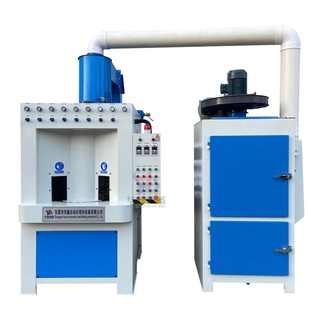 喷砂机厂家定制 玻璃瓶360度全方位喷砂 旋转式 转盘自动喷砂机