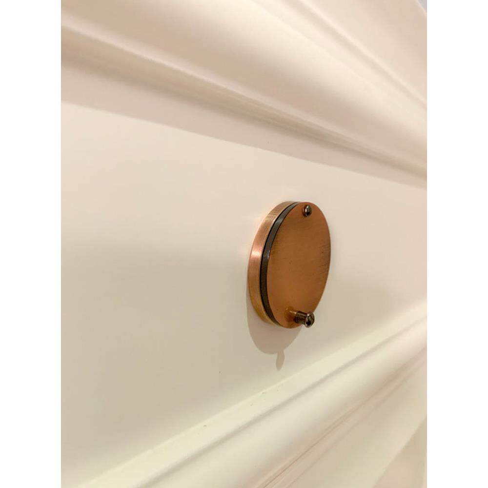 猫眼防护器 免打孔带盖子片后盖加厚门镜猫眼遮挡装饰贴旋转防