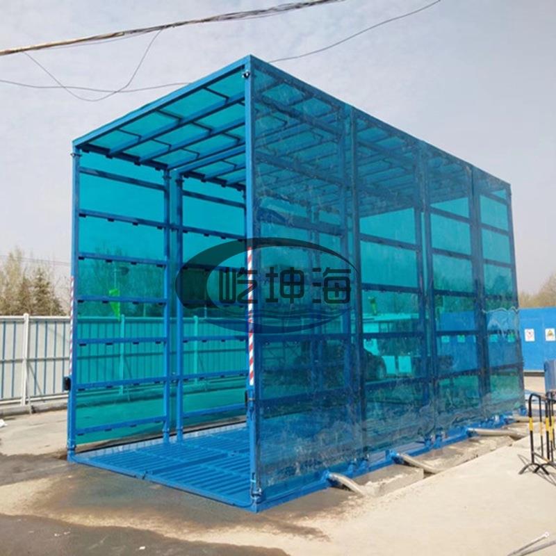 建筑工程全封闭式洗车机工地洗轮机全自动感应环保冲洗平台洗车槽
