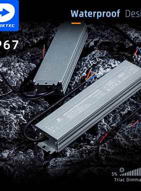 12V24V60-300Wdali可控硅0-10V防水调光LED灯带开关电源驱动